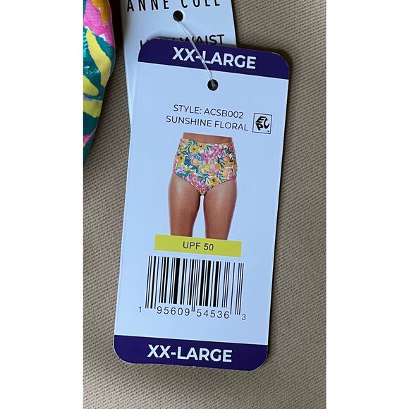 Anne Cole Ocean Sunshine Floral Convertible Swim Bottom XXL - Picture 4 of 4